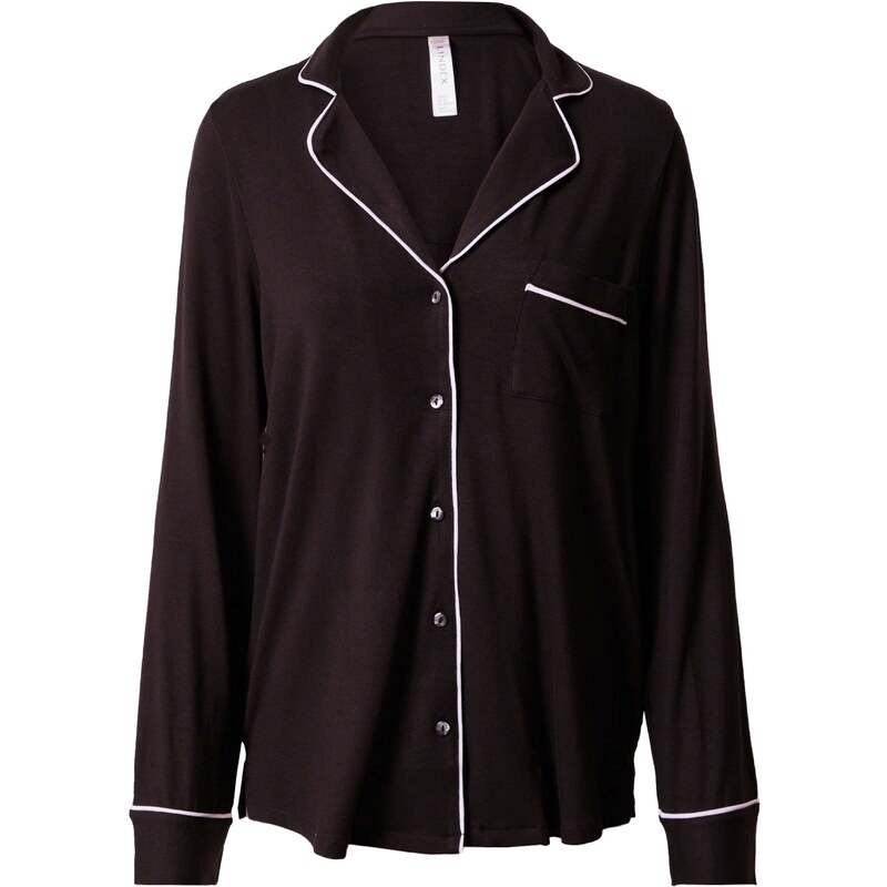 Lindex Pyžamo růžová / černá 100559357