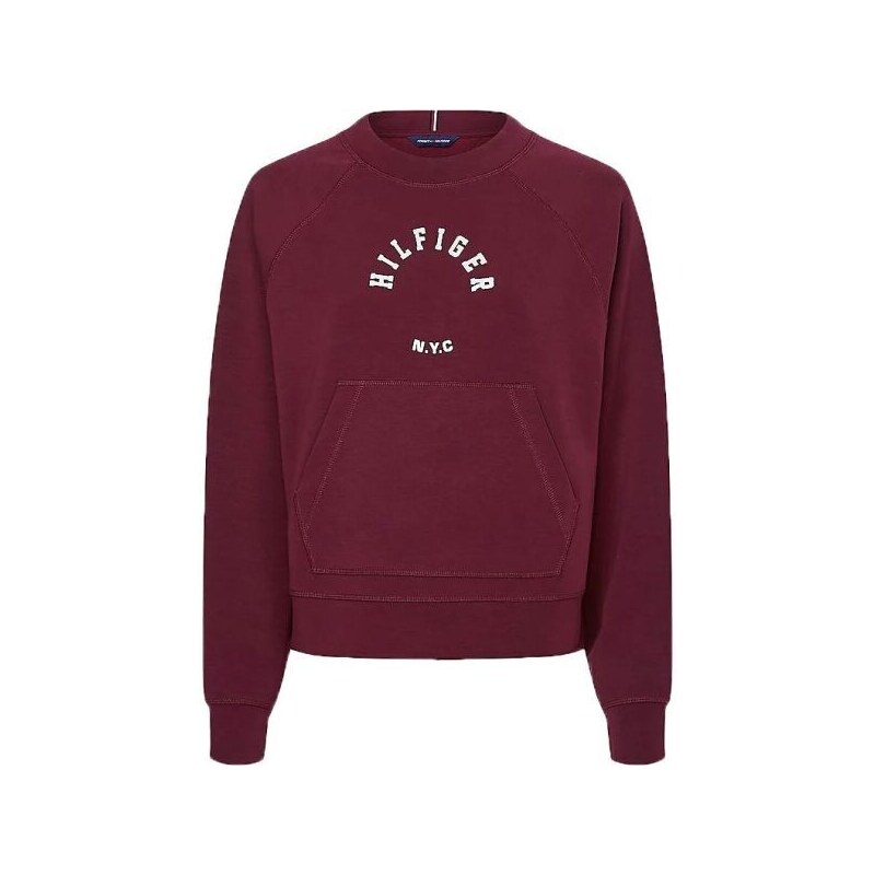 Tommy Hilfiger RLX SUEDED MODAL C-NK SWEATSHIRT Dámská mikina