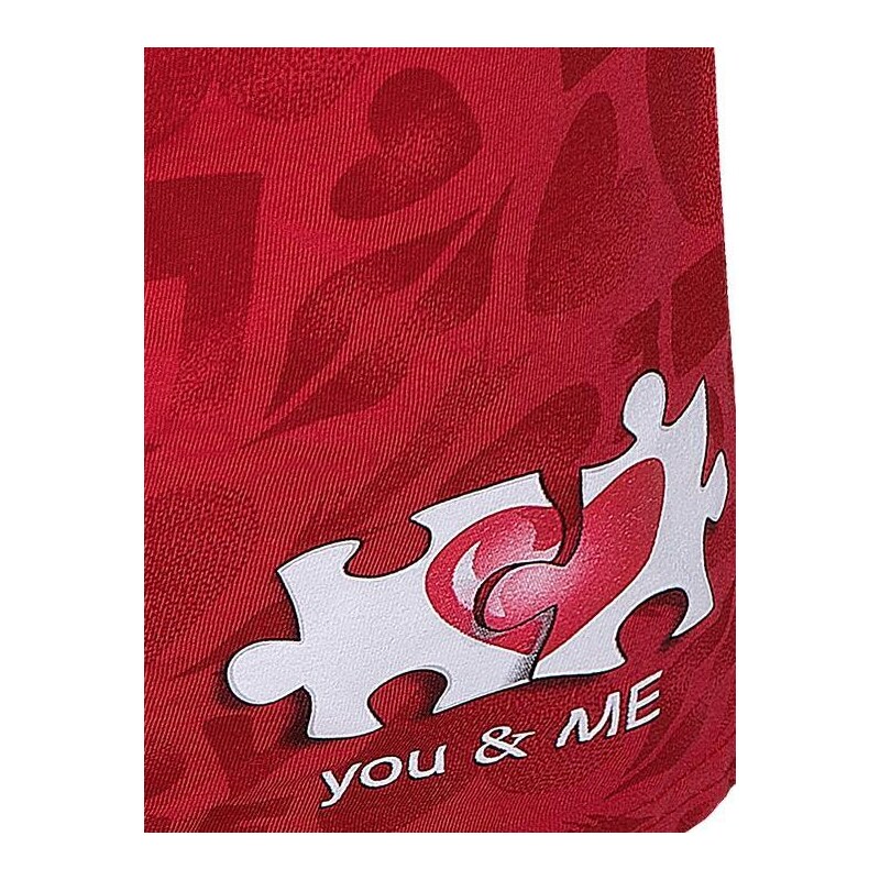 Cornette You & Me 2 Boxerky 015/09 Red Red