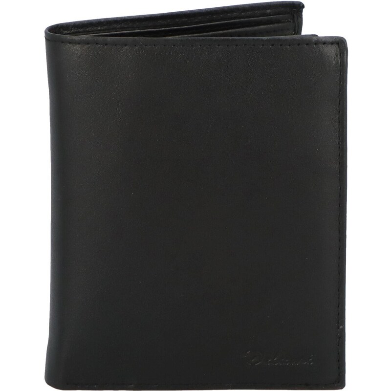 Pánská kožená peněženka černá - Delami Giselmar černá
