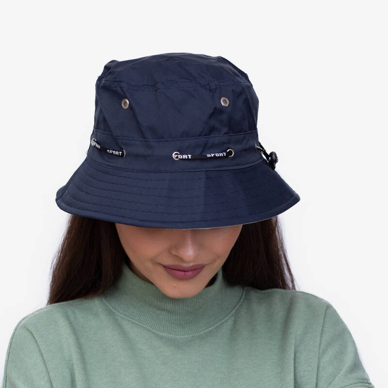 Women's bucket hat Shelvt navy blue