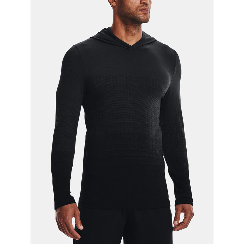 Under Armour MMikina UA Seamless LUX Hoodie-BLK - Pánské