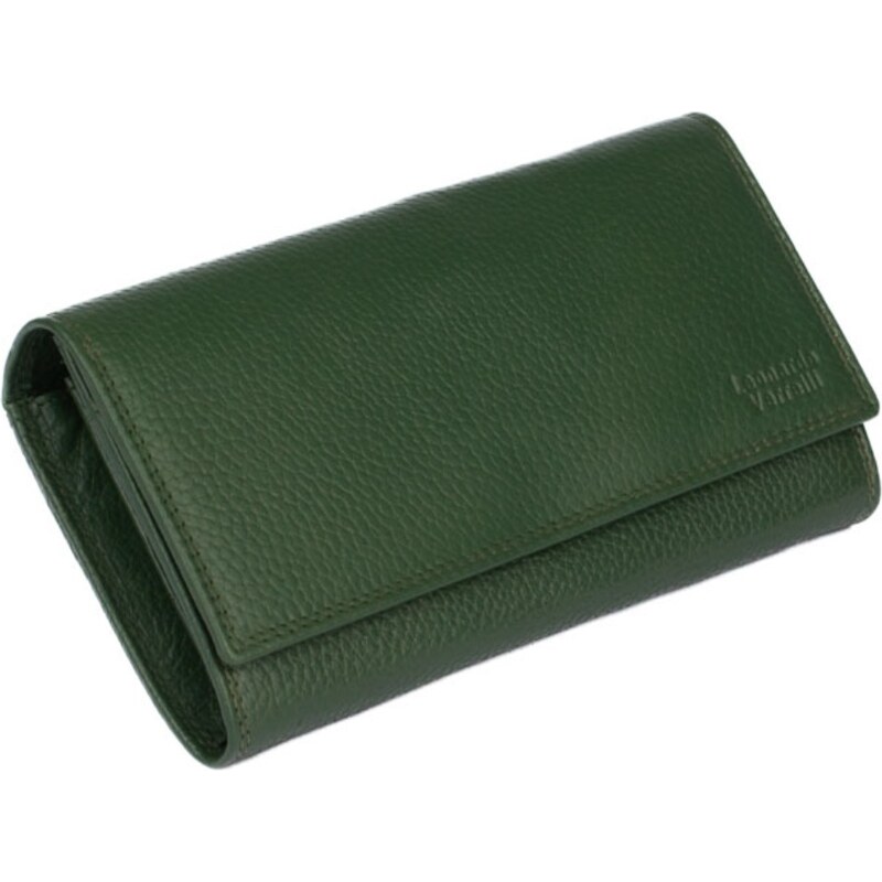 Leonardo Verrelli Stylová dámská peněženka zelená