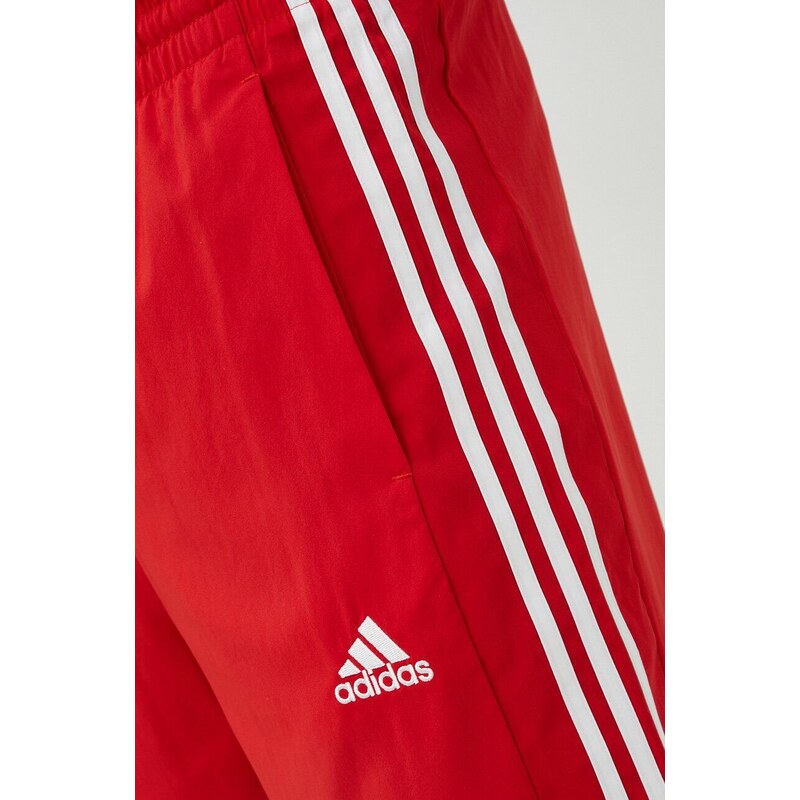 Tréninkové šortky adidas Essentials Chelsea červená barva, IC1486