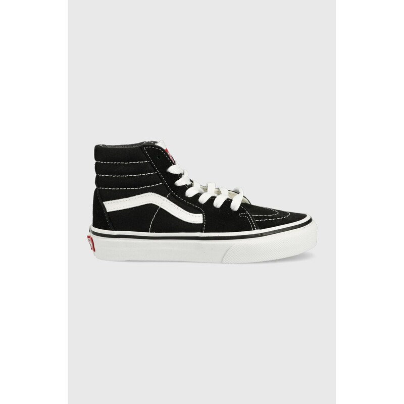 Dětské tenisky Vans UY SK8 Hi BLACK/TRUE WHIT černá barva