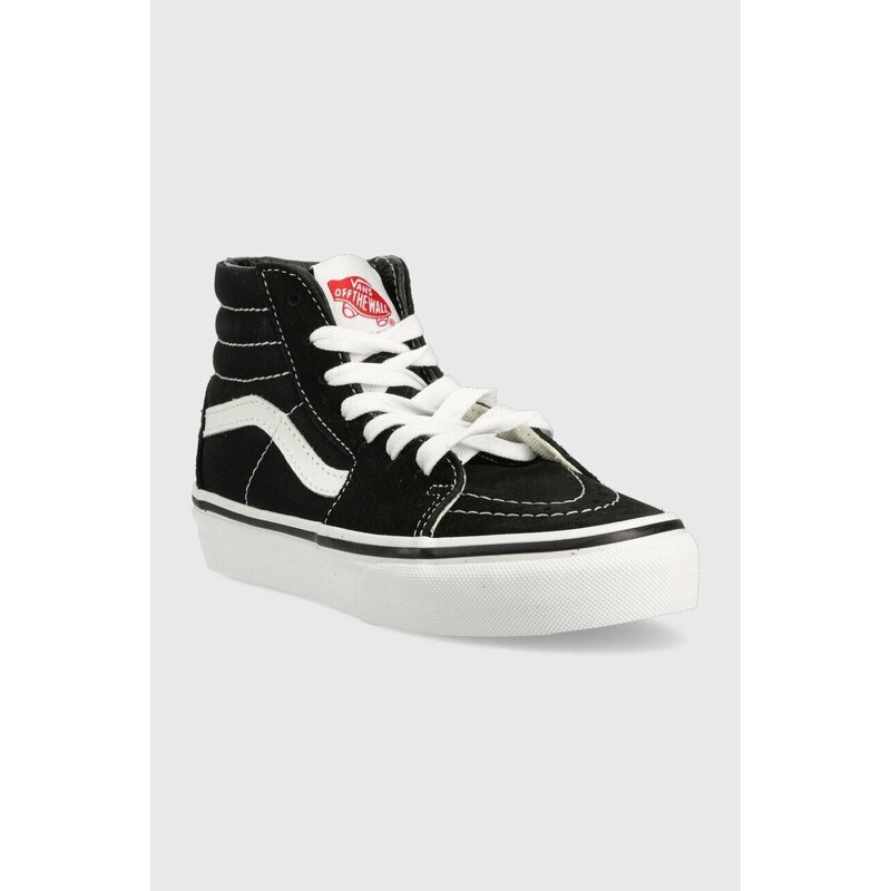 Dětské tenisky Vans UY SK8 Hi BLACK/TRUE WHIT černá barva