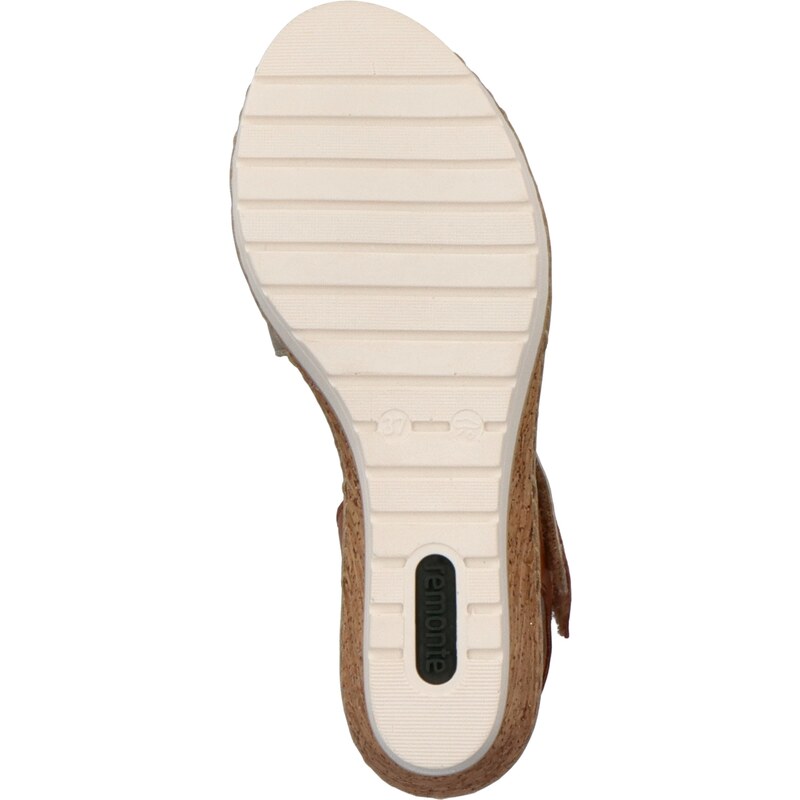 RIEKER Dámské sandály REMONTE R6251-23 hnědá