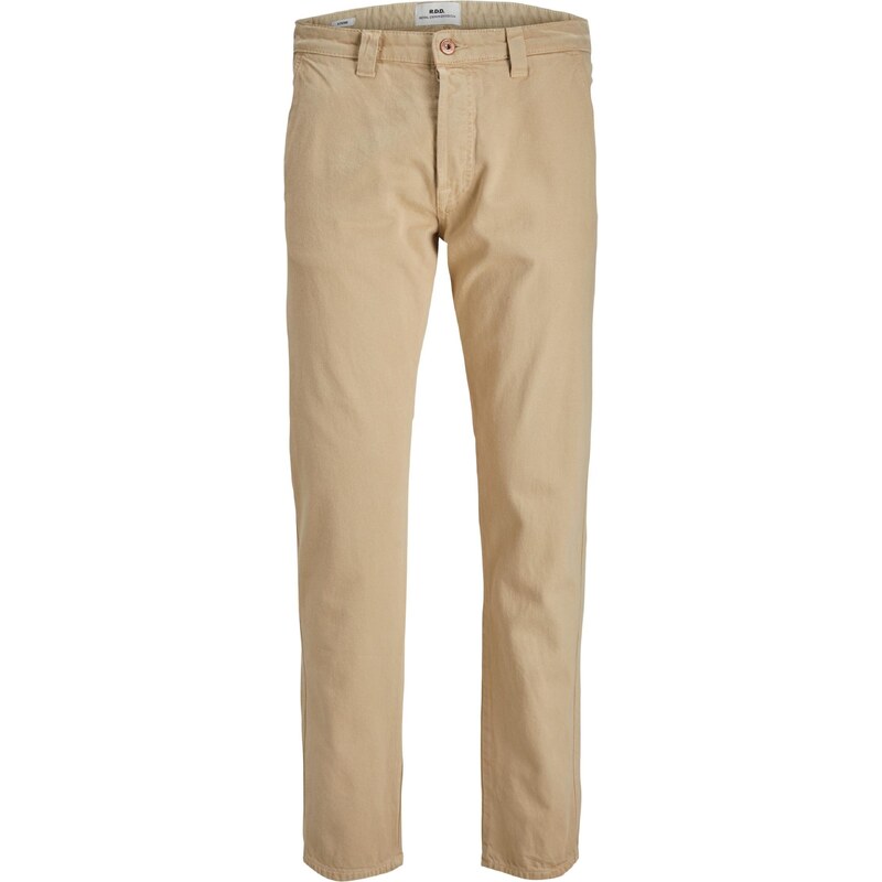 JACK & JONES Kalhoty Chris tmavě béžová
