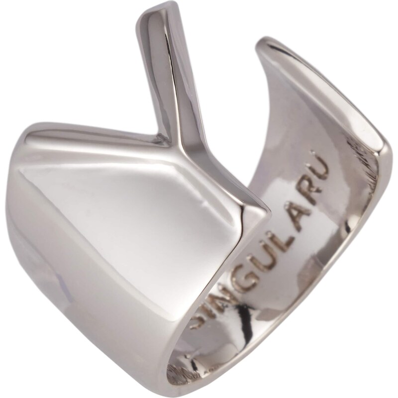 Singularu Prsten Custom Letter Signet stříbrná 109495003