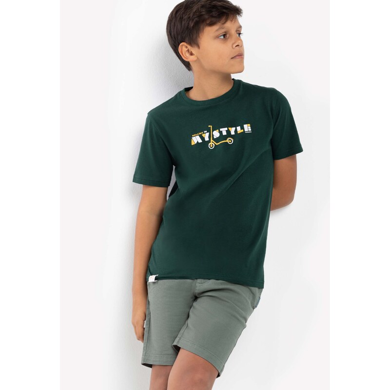 Volcano Kids's Regular T-Shirt T-Scooter Junior B02417-S22