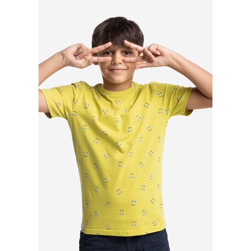 Volcano Kids's Regular T-Shirt T-Pattern Junior B02413-S22