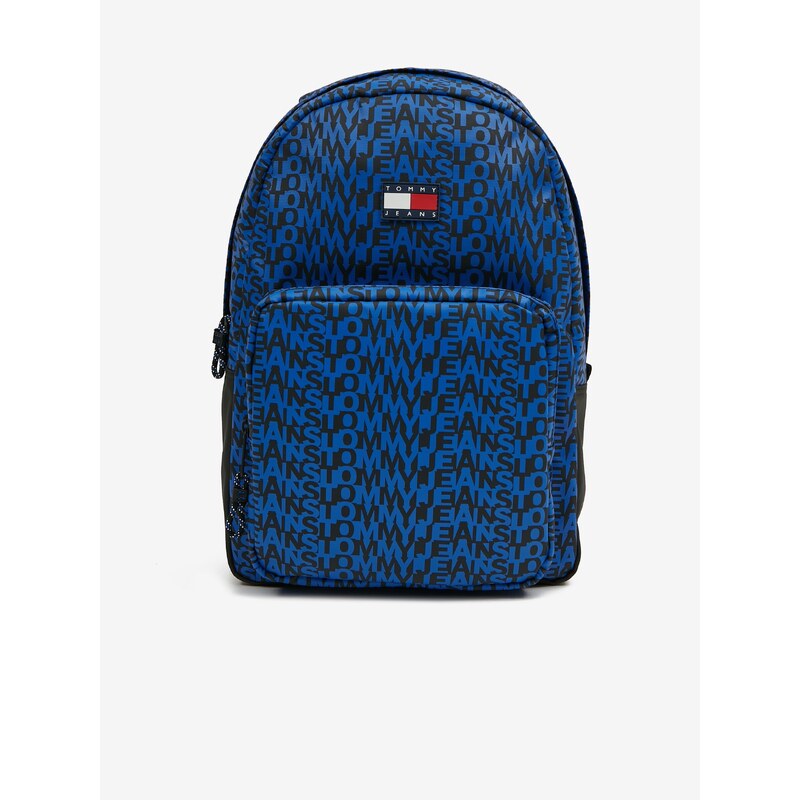 Tommy Hilfiger Modrý vzorovaný batoh Tommy Jeans Logoman - Pánské