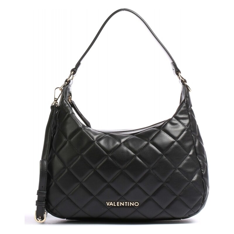VALENTINO bags Ocarina large prošívaná kabelka černá