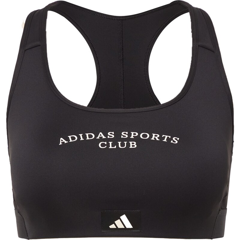 ADIDAS PERFORMANCE Sportovní podprsenka Sports Club černá / bílá