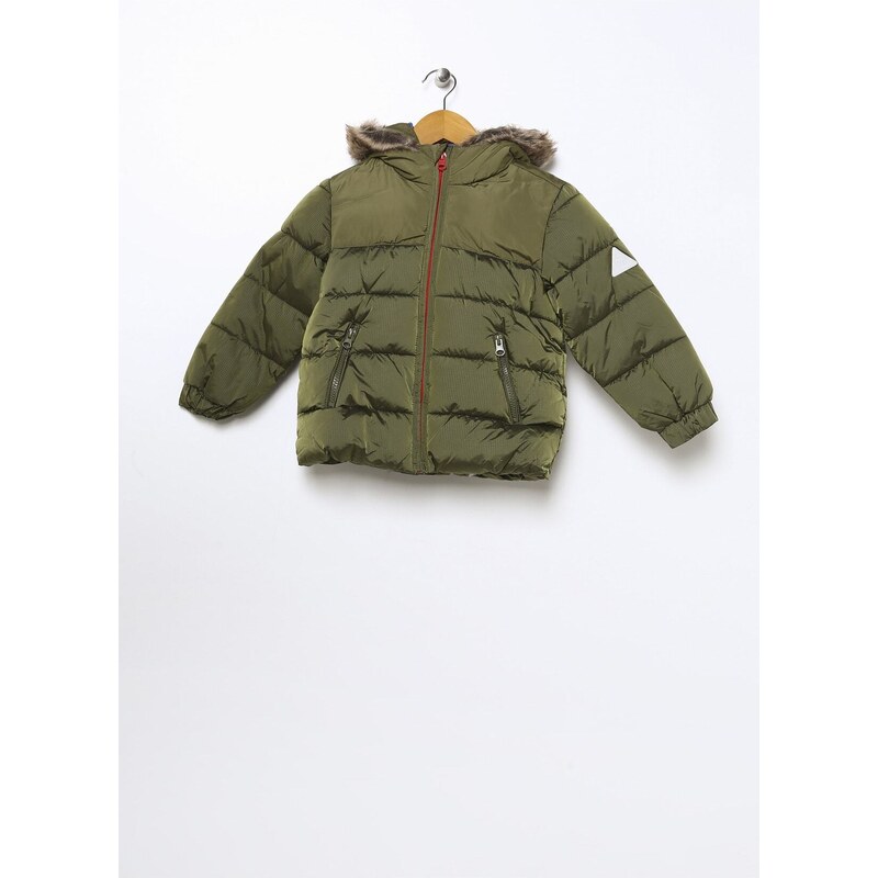 Koton Khaki Boy's Coat 3wkb00019tw