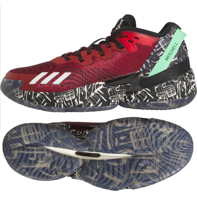 Pánské basketbalové boty Adidas DONIssue 4 červené