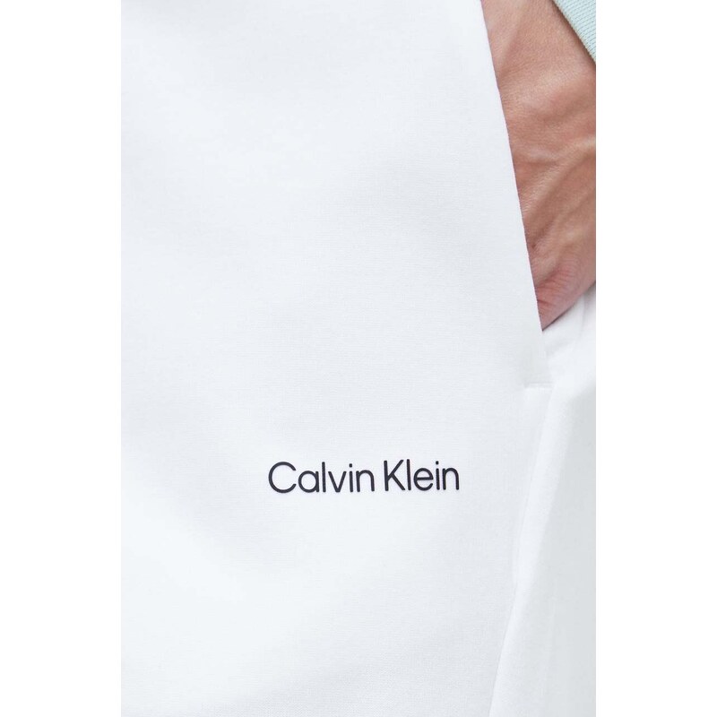 Kraťasy Calvin Klein pánské, bílá barva