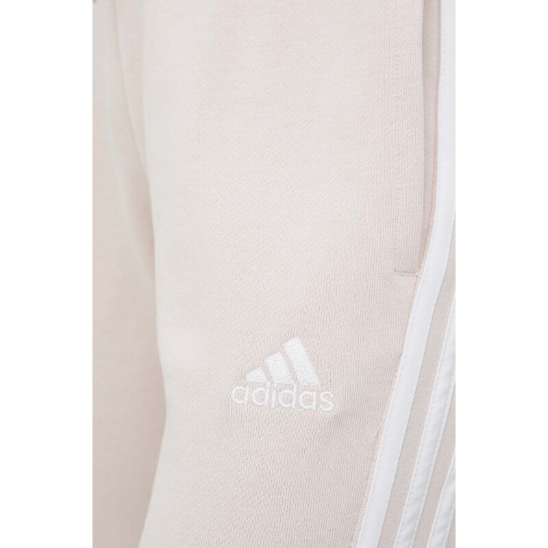 Tepláky adidas růžová barva, s aplikací