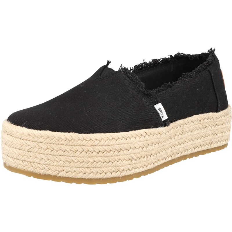 TOMS Slipper VALENCIA černá