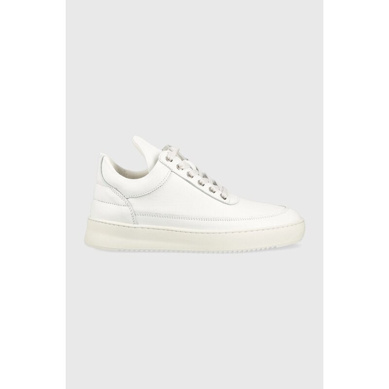 Kožené sneakers boty Filling Pieces Low Top Ripple Nappa bílá barva, 25121721855