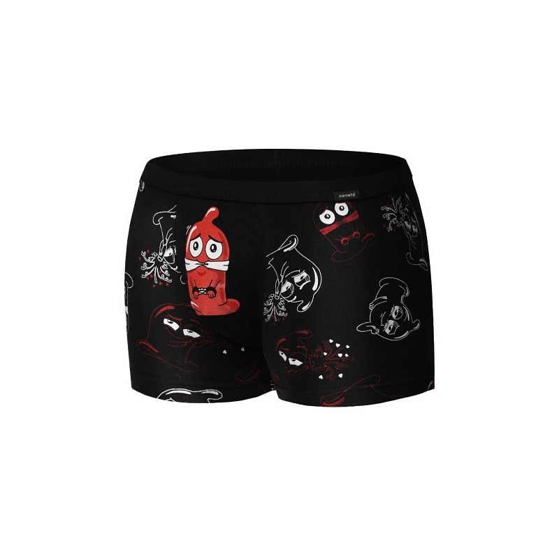 Cornette Gumové boxerky 280/221 Black Black