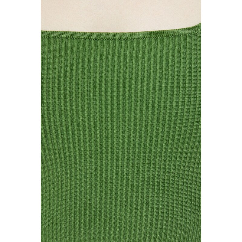 Svetr Abercrombie & Fitch zelená barva