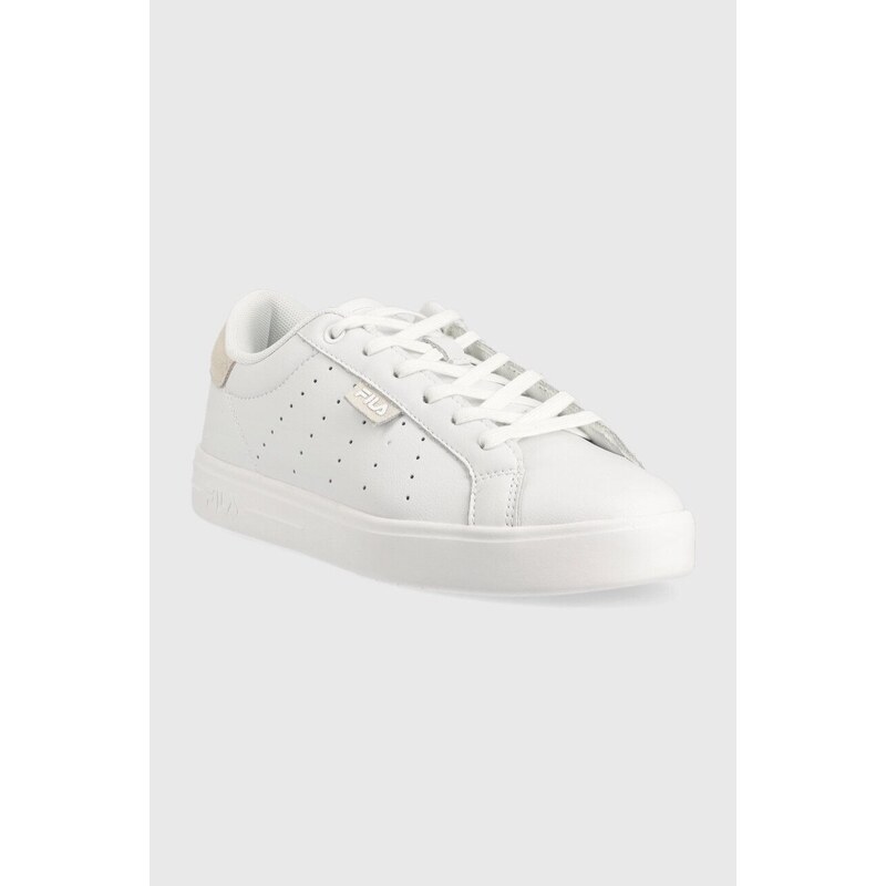 Kožené sneakers boty Fila LUSSO bílá barva, FFW0285