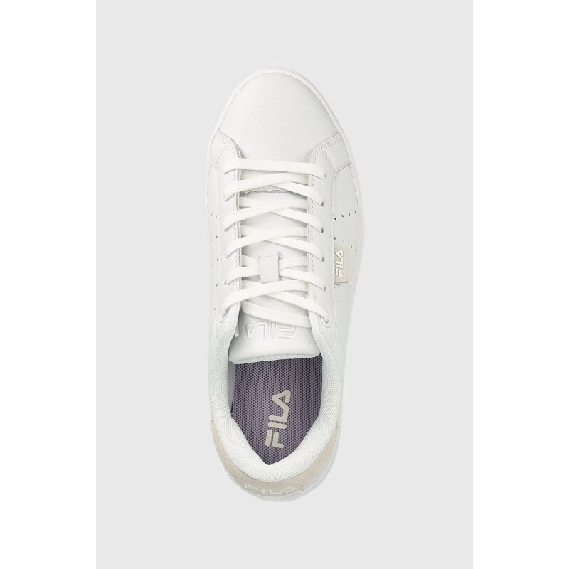 Kožené sneakers boty Fila LUSSO bílá barva, FFW0285