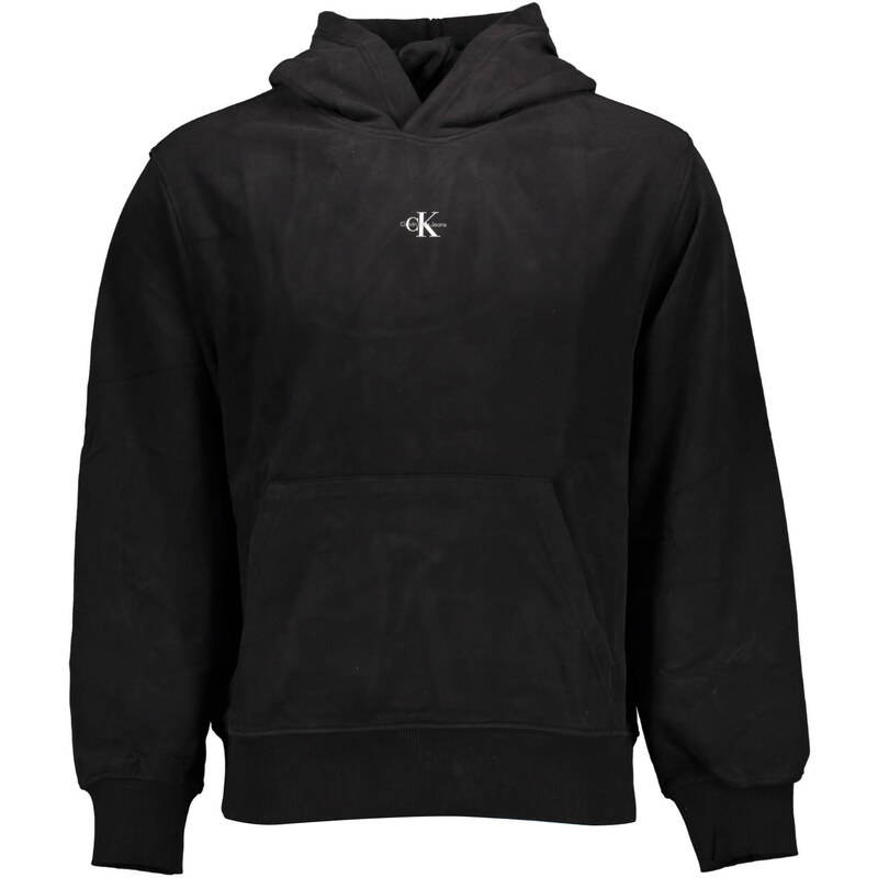Černá mMikina Calvin Klein s kapucí