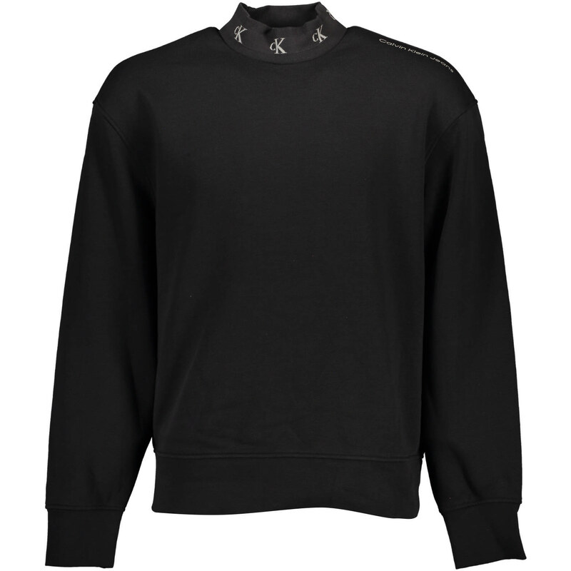 Černá mMikina Calvin Klein bez zipu