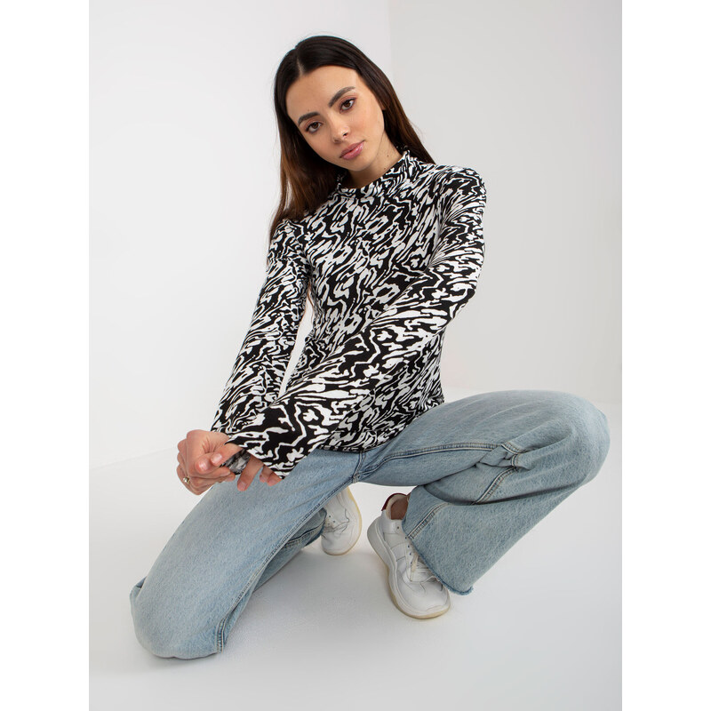 LAKERTA Blouse-LK-BZ-509197-1.51P-white-black