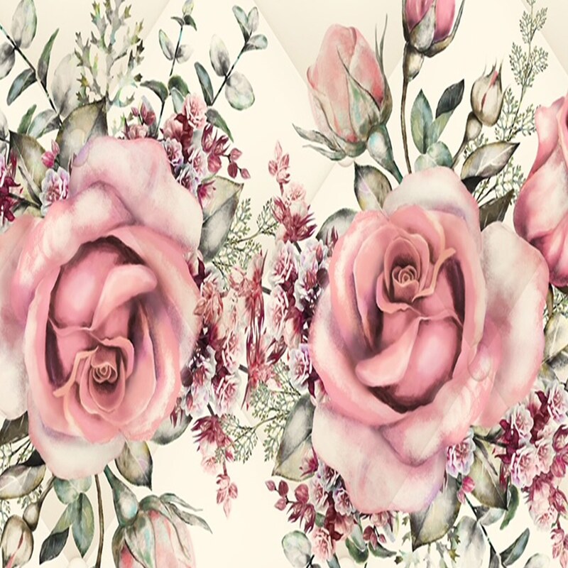Gario Paraván Kvetoucí růže Rozměry: 110 x 170 cm, Provedení: Klasický paraván