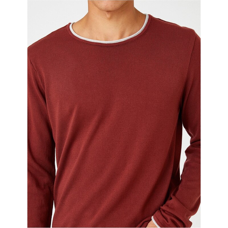 Koton Basic Knitwear Sweater Crew Neck Long Sleeve