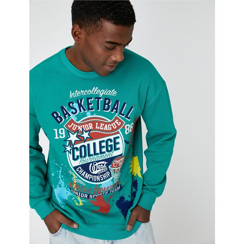 Koton College Printed Sweatshirt