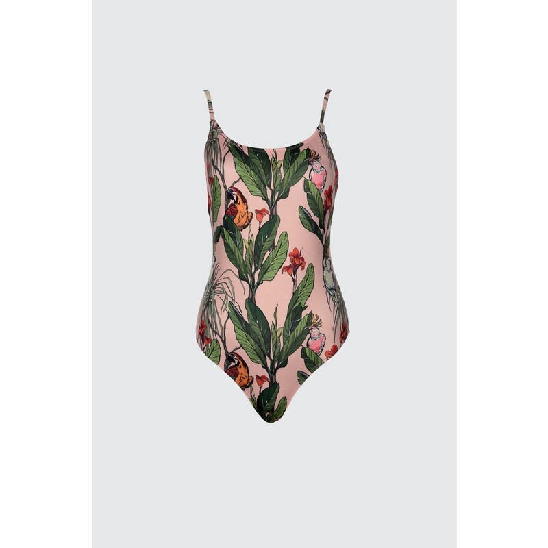 Trendyol Parrot Pattern Swimwear