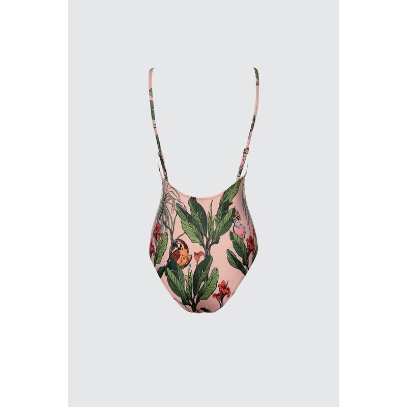 Trendyol Parrot Pattern Swimwear