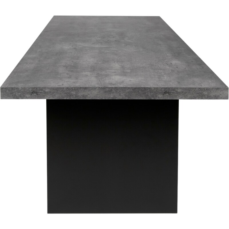 Betonově šedý jídelní stůl TEMAHOME Detroit 160 x 80 cm