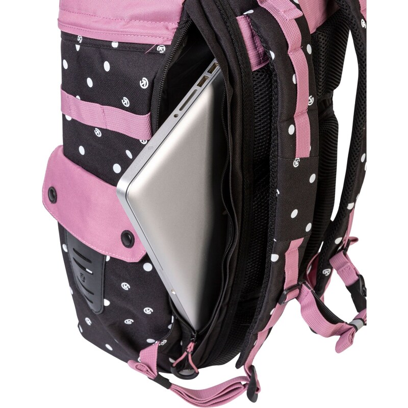 Meatfly Batoh Scintilla - Black Dots/Dusty Rose - 26 L