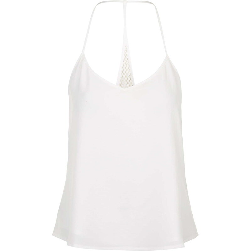 Topshop **Chiffon Mesh Camisole by Goldie