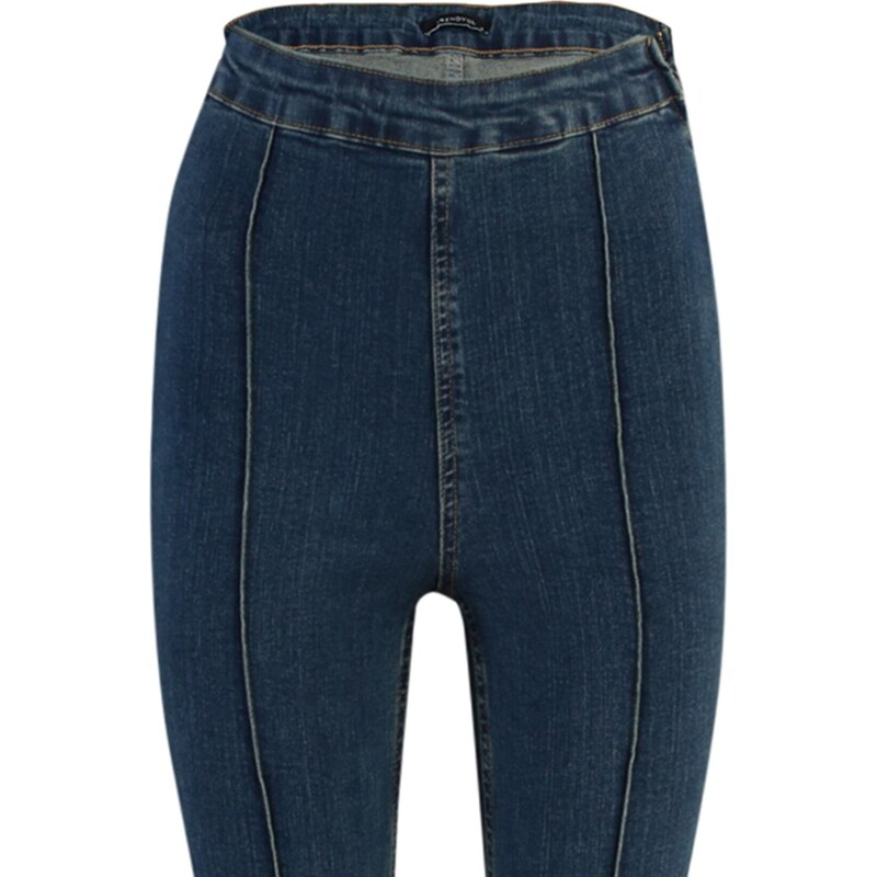 Trendyol Jeans - Modrá - Rovné