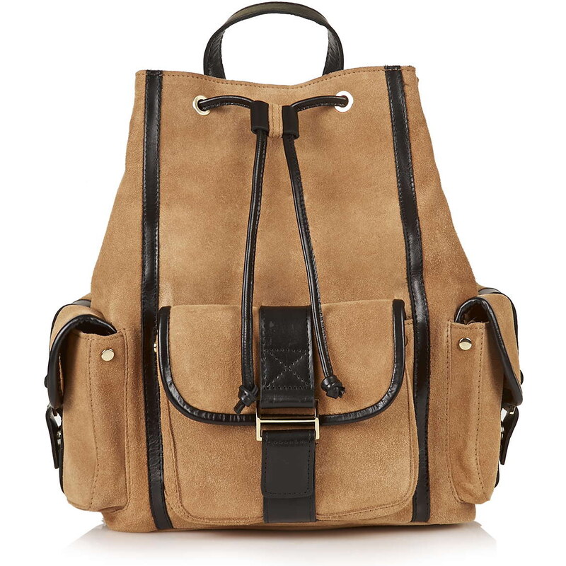 Topshop Premium Leather Backpack