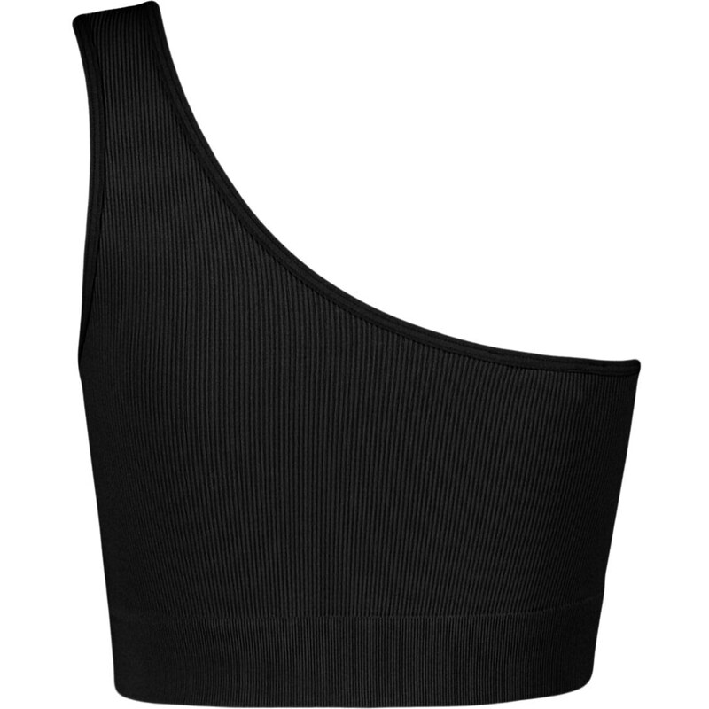 Trendyol Black Seamless/Seamless Supported/Shaping Single Shoulder Knitted Sports Bra