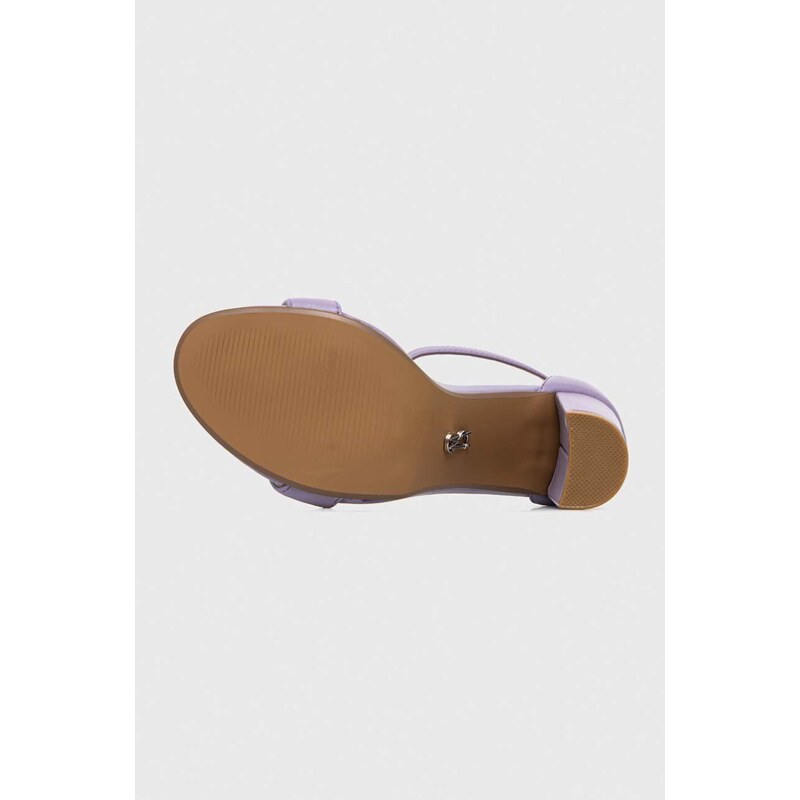 Kožené sandály Steve Madden Carrson fialová barva, SM11000008