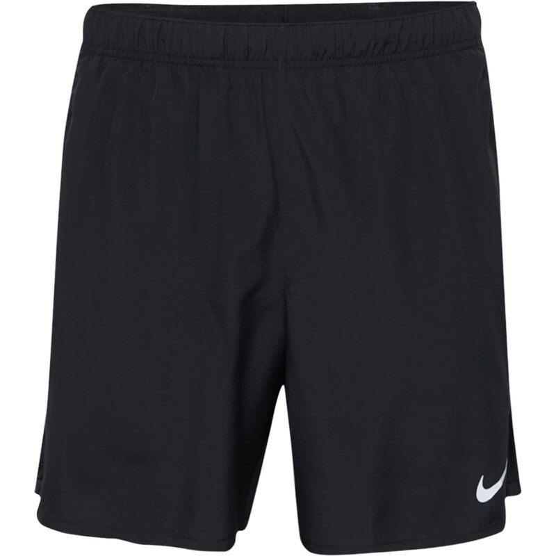 NIKE Sportovní kalhoty Challenger černá / bílá