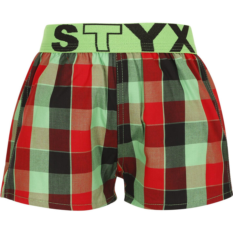 Dětské trenky Styx sportovní guma vícebarevné (BJ938) 6-8