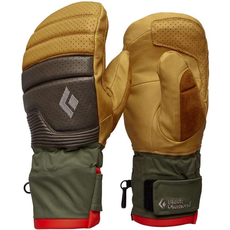 Lyžařské rukavice Black Diamond Progression Mitts Wallnut