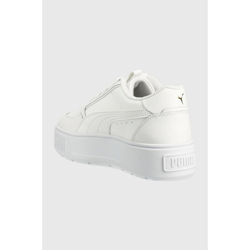 Kožené sneakers boty Puma Karmen Rebelle bílá barva, 387212