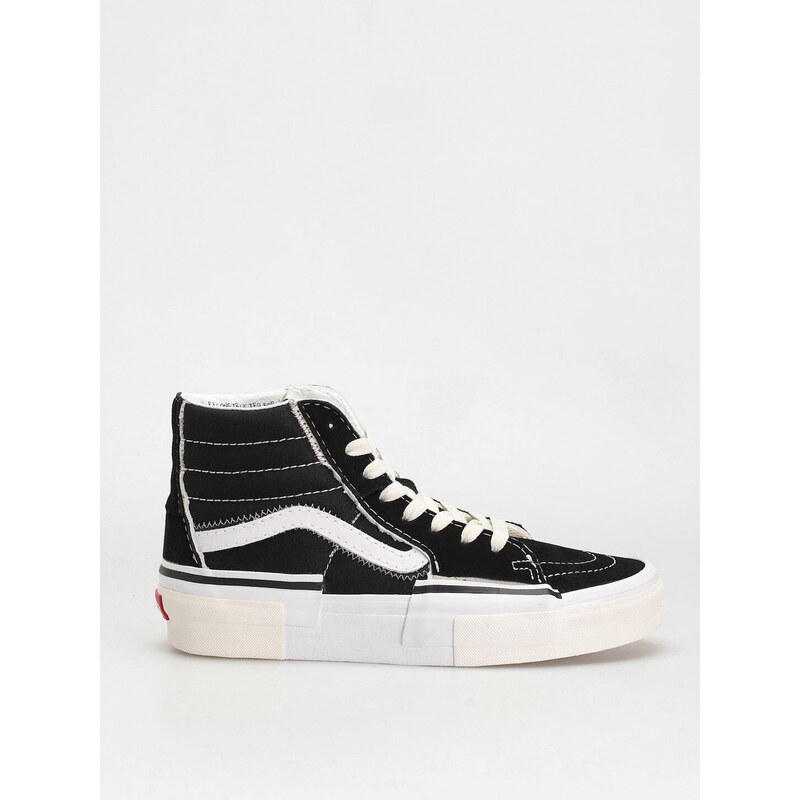 Vans Sk8 Hi Reconstruct (black/true white)černá