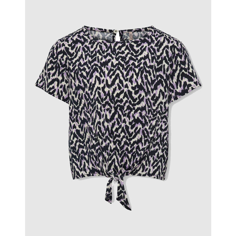 ONLY KOGSCARLETT-DANIELLE KNOT S/S TOP PTM