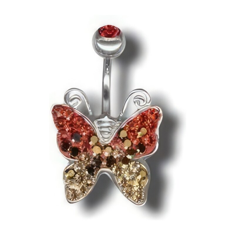 Eshop-Sperku.cz Swarovski Piercing ATCButterfly